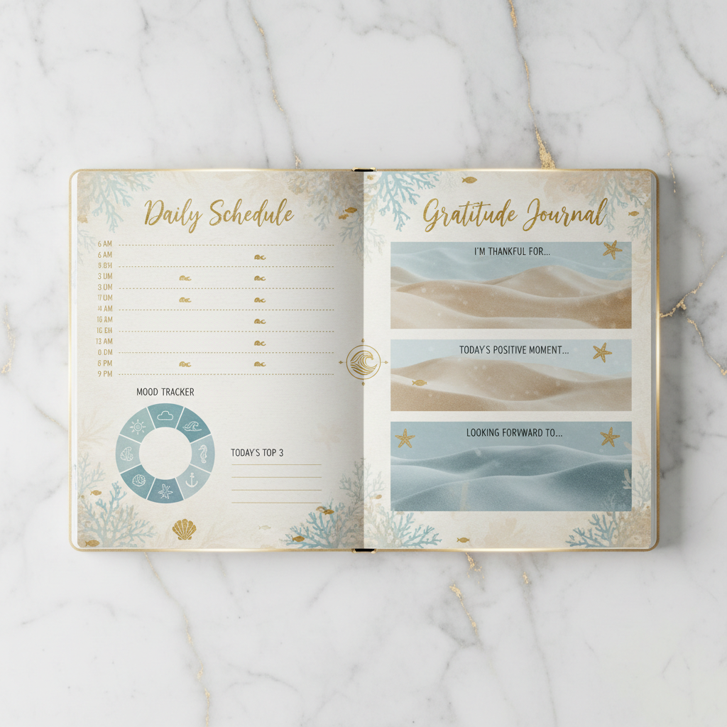 Coastal Daily Life Planner 2027 - Pages intérieures