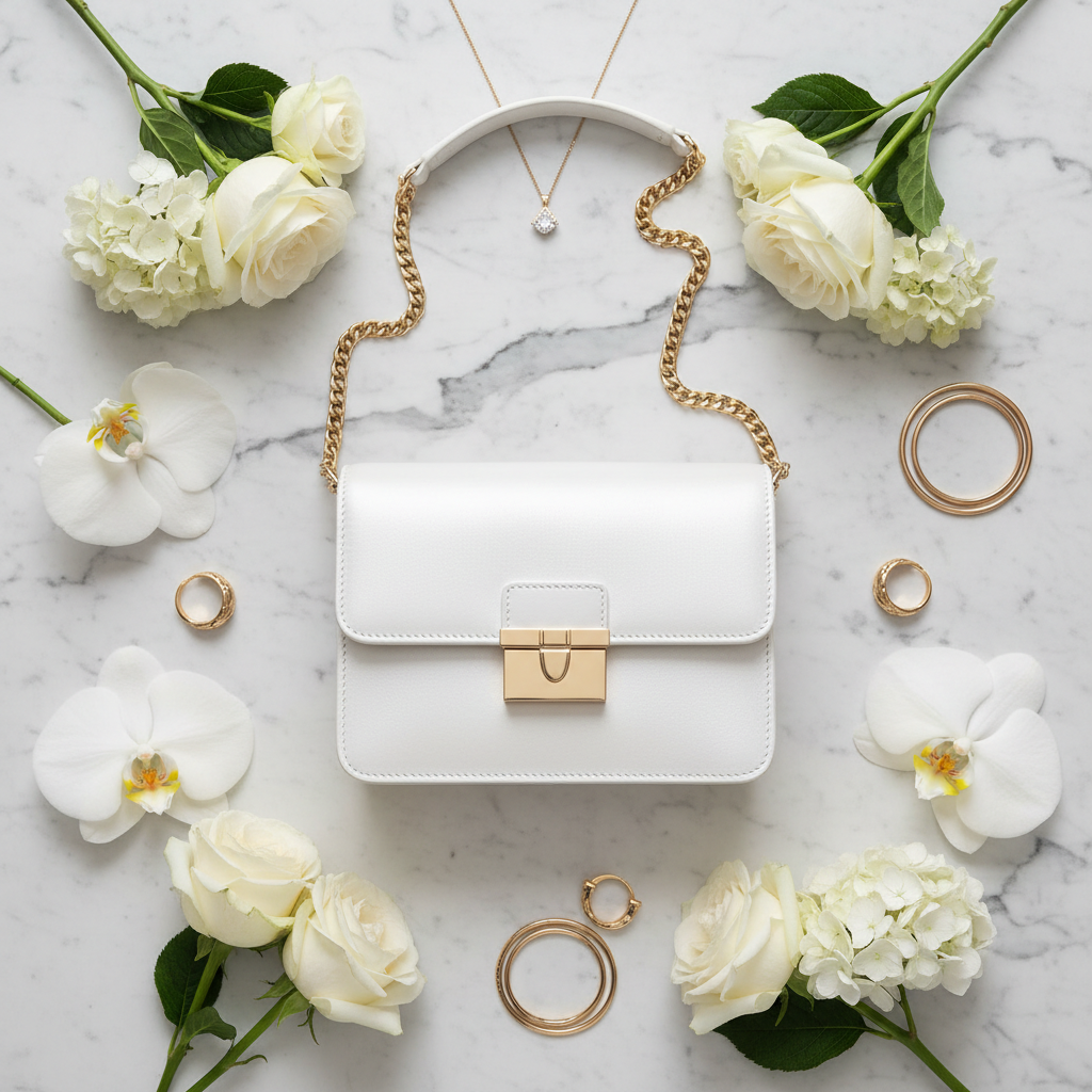Pearl White - Flat lay