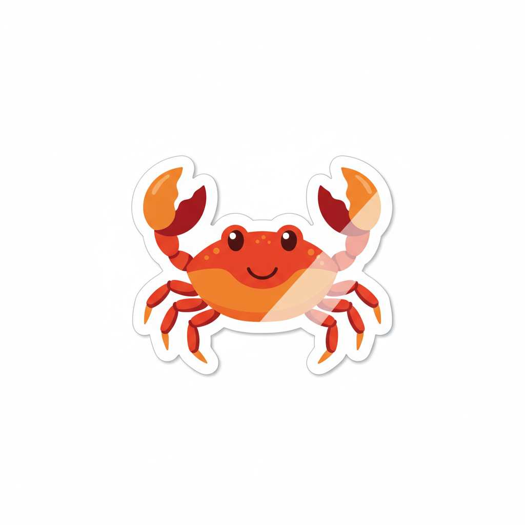 Sticker Crabe