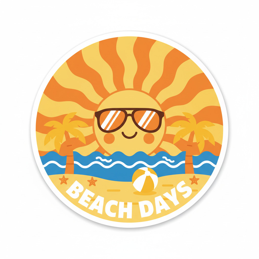 Sticker Soleil