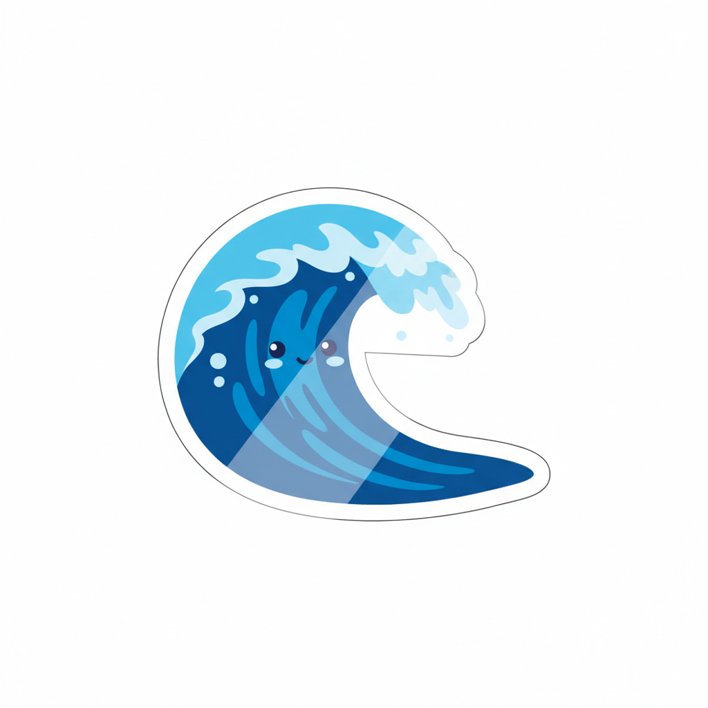 Sticker Vague