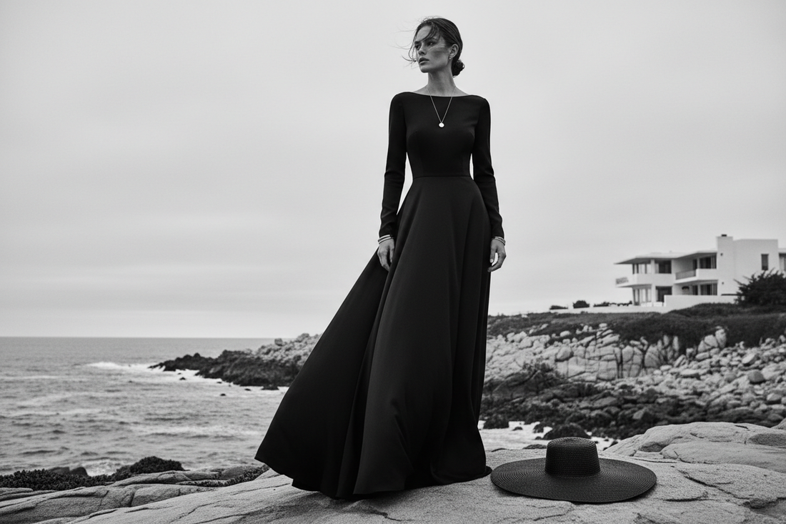 Robe monochrome chic élégante — ArtBénéfitDigital