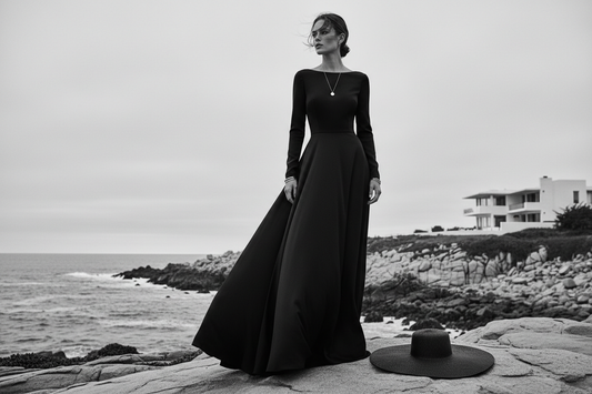 Robe monochrome chic élégante — ArtBénéfitDigital