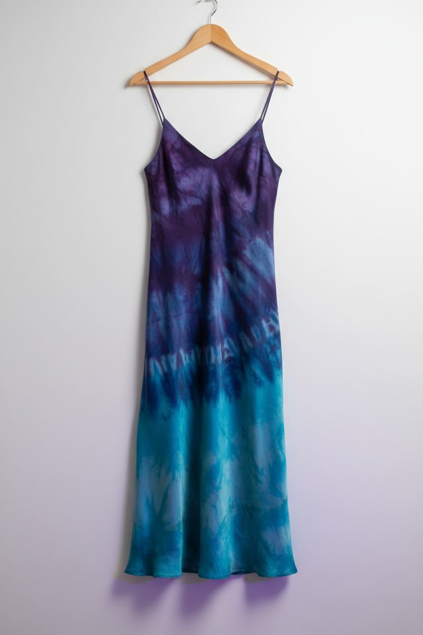 Robe Aurora Violet & Bleu