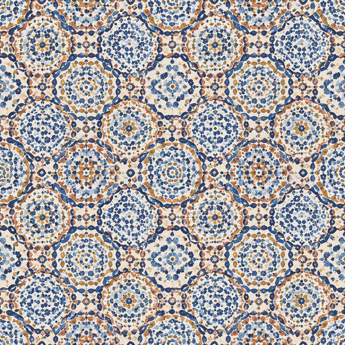 Robe Longue Imprimé Zellij — Mosaïque Royale