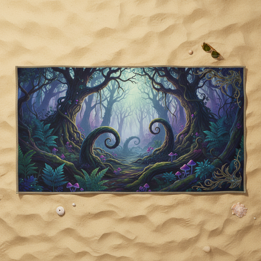 Mystic Forest Beach Towel