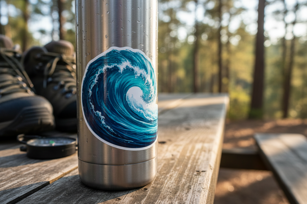 Bubble-Free Stickers – Waterproof Vinyl Stickers for Laptop, Water Bottle & Journal