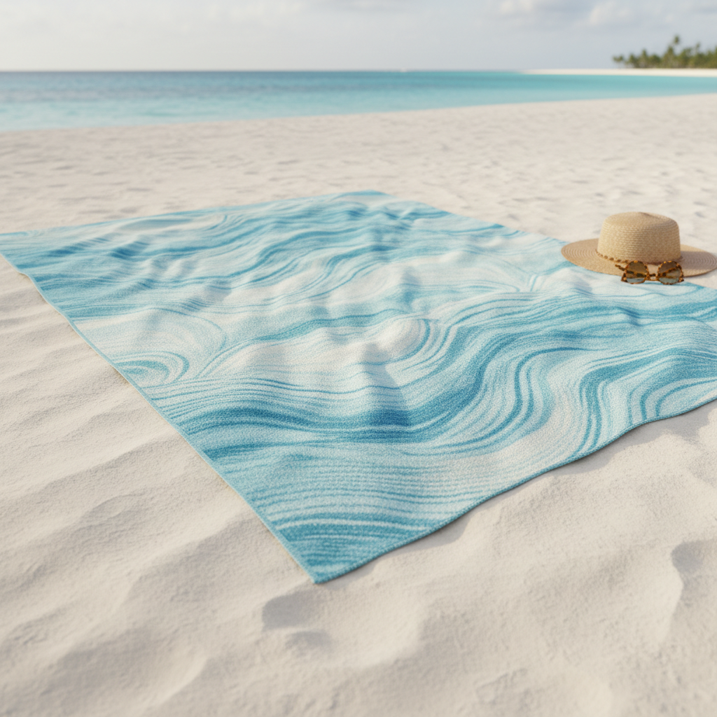 Coastal Serenity Beach Towel