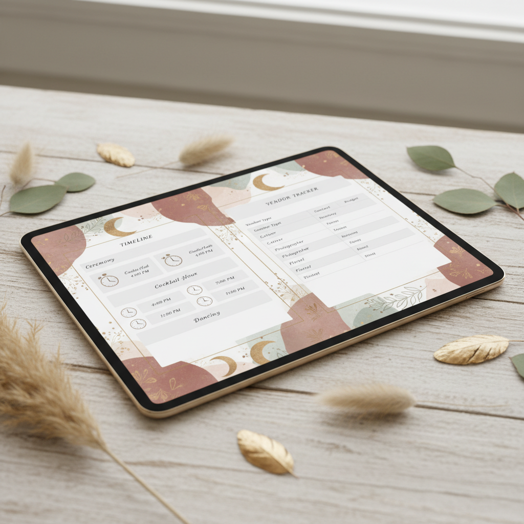 Boho Wedding Planner - Detail pages