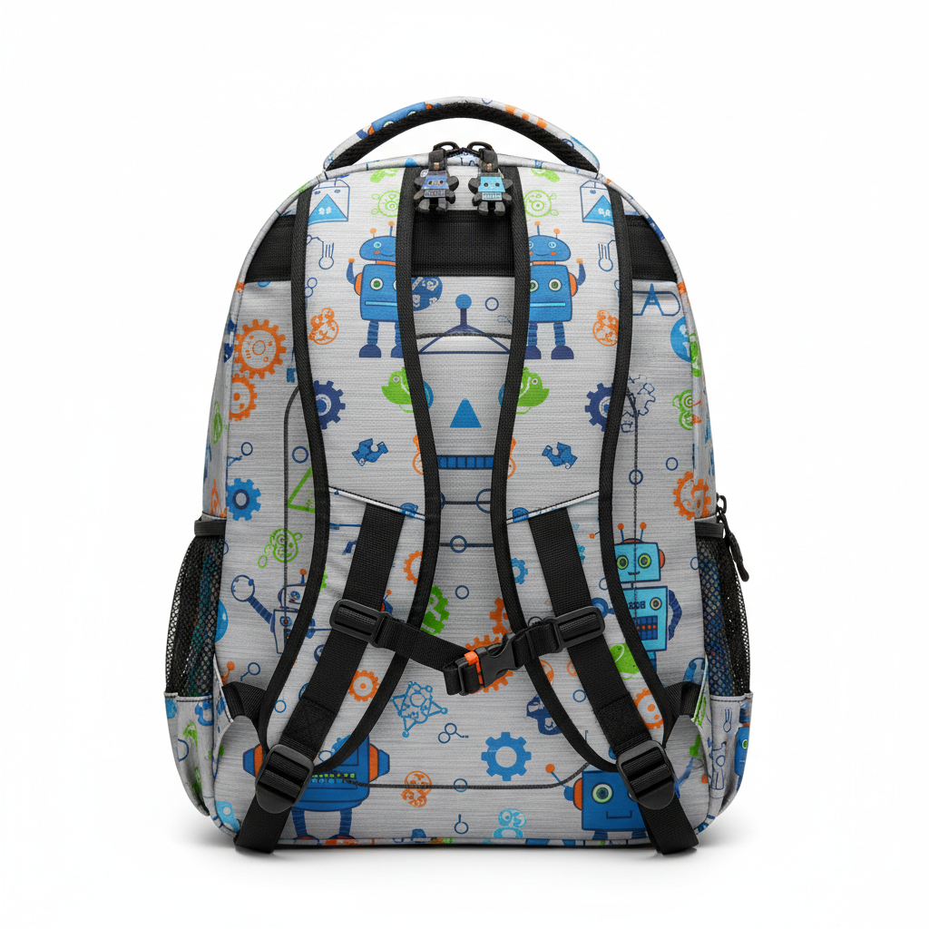 Sac à Dos CM Robot Science - Vue dos
