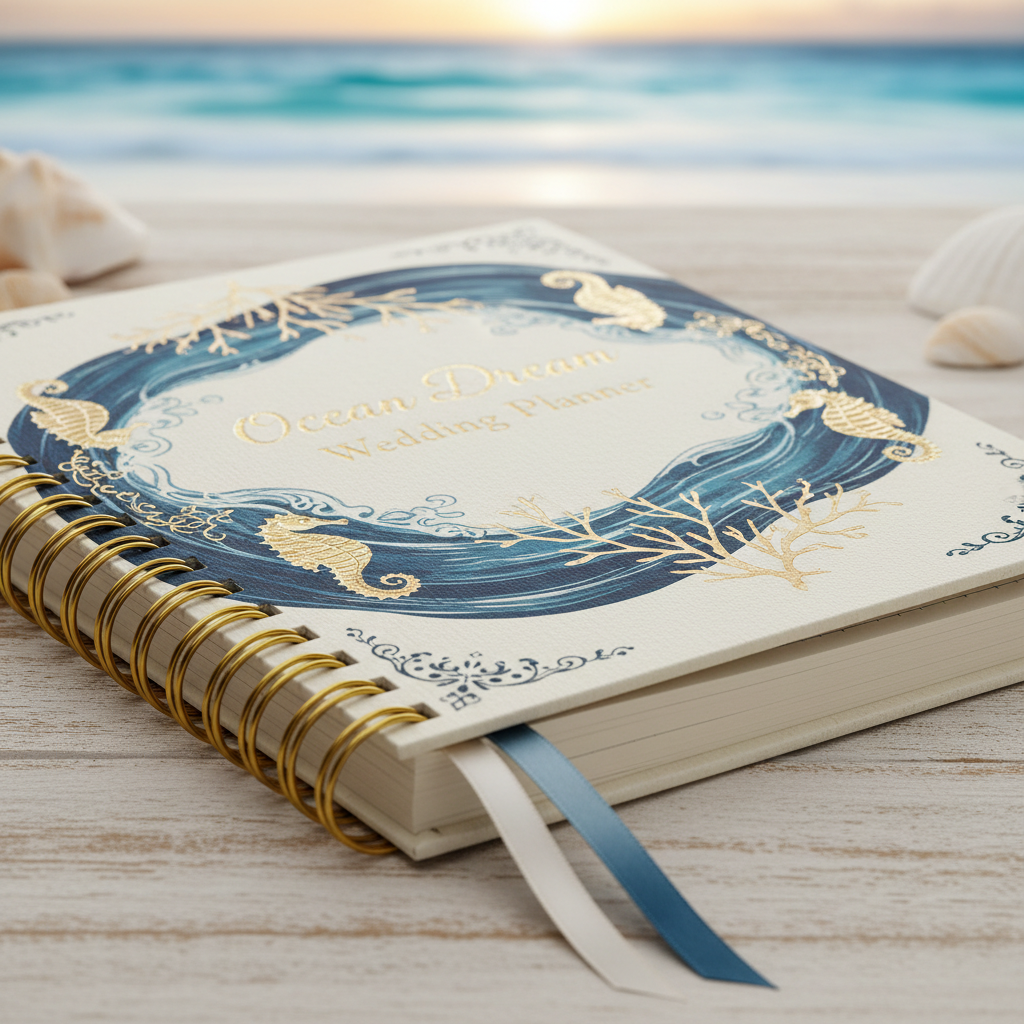 Ocean Dream Wedding Planner - Détail couverture