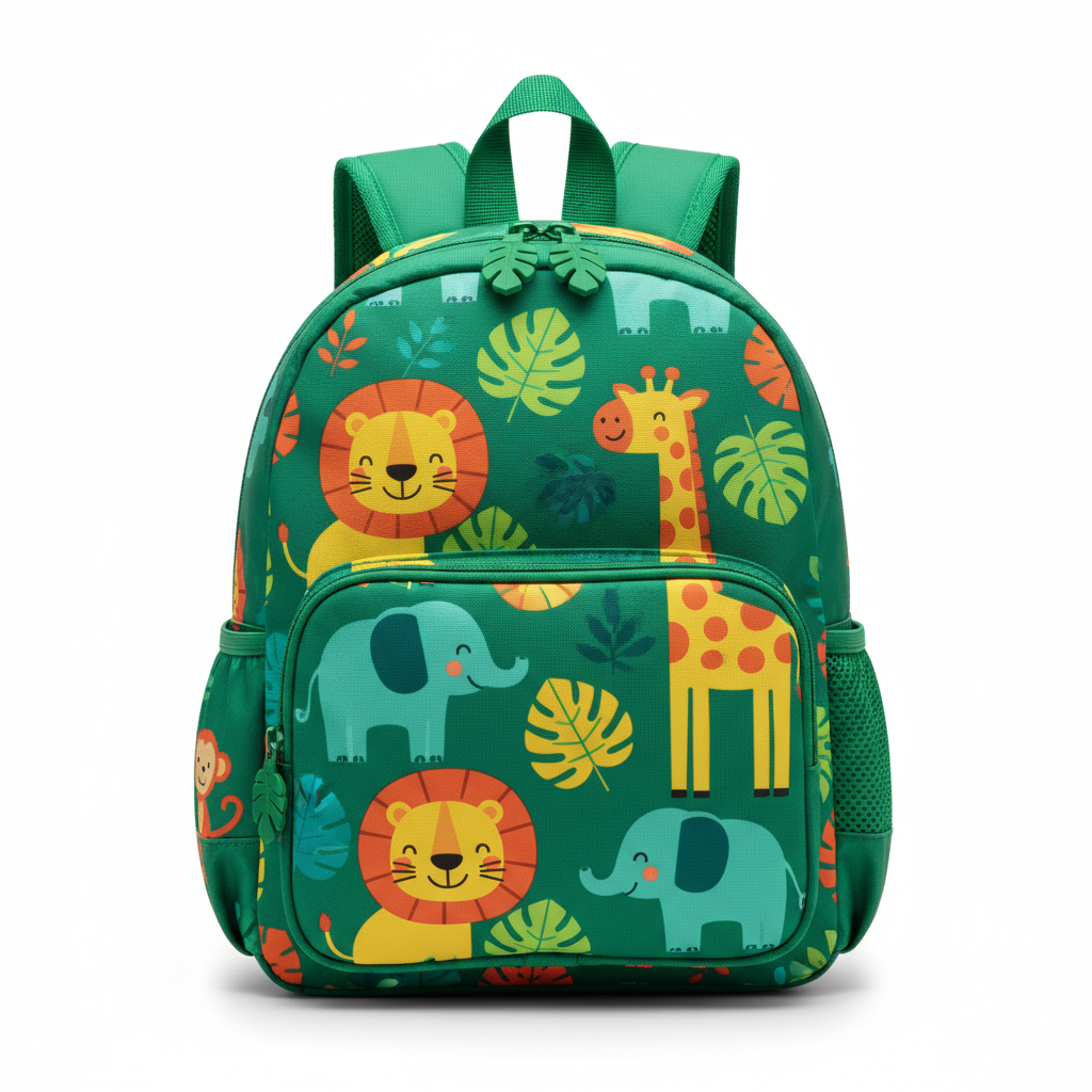 Sac à Dos Maternelle Jungle - Vue frontale
