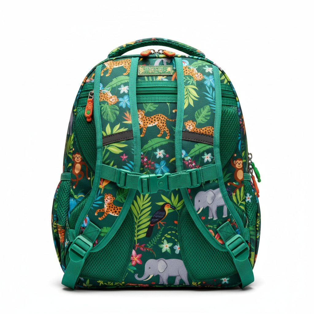 Sac à Dos Maternelle Jungle - Vue dos
