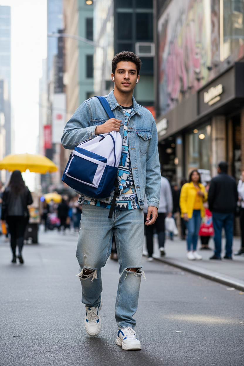 Sac à Dos Lycée Tendance - Lifestyle