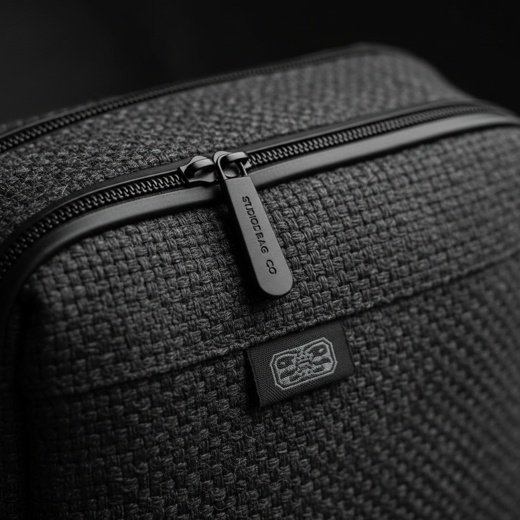 Charcoal Studio Bag - détail texture