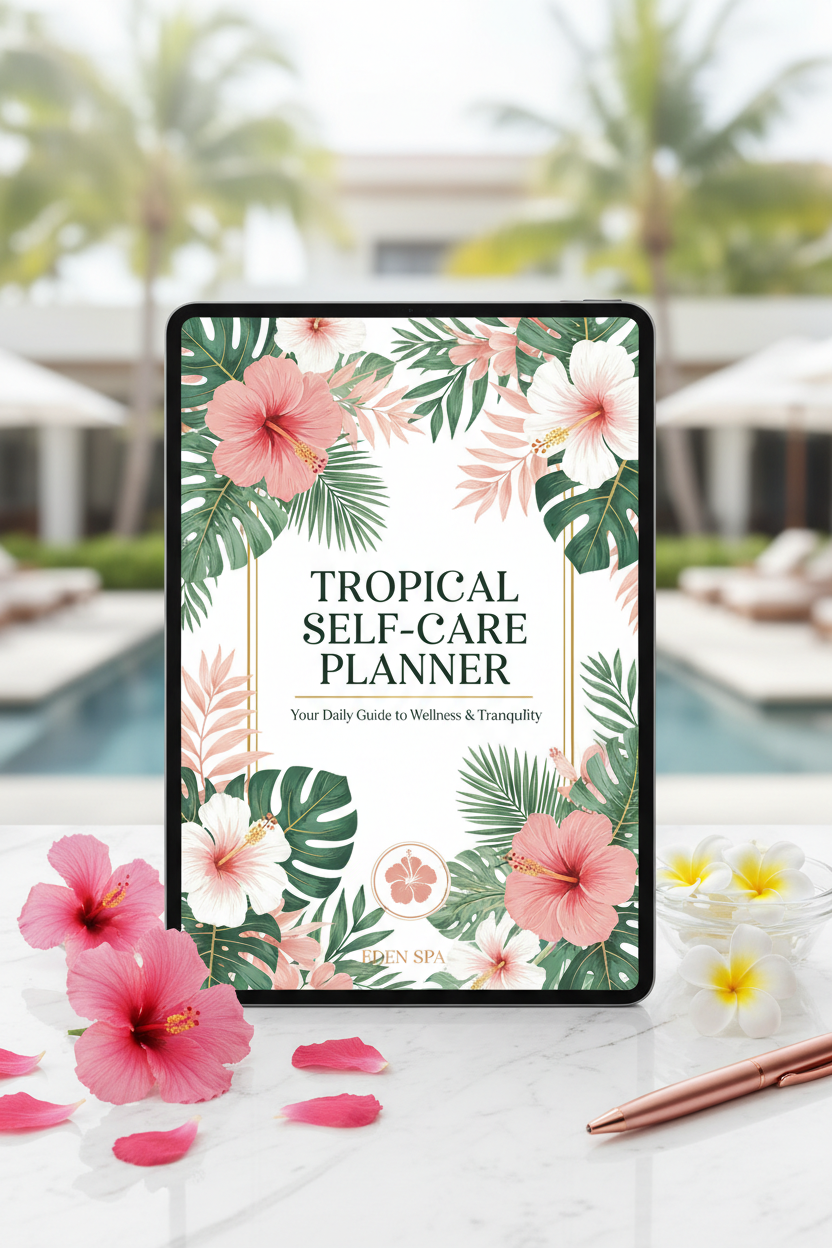 Tropical Self-Care Planner - Cover