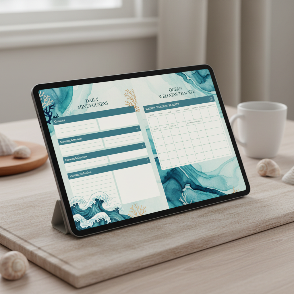 Ocean Wellness Planner - Detail pages
