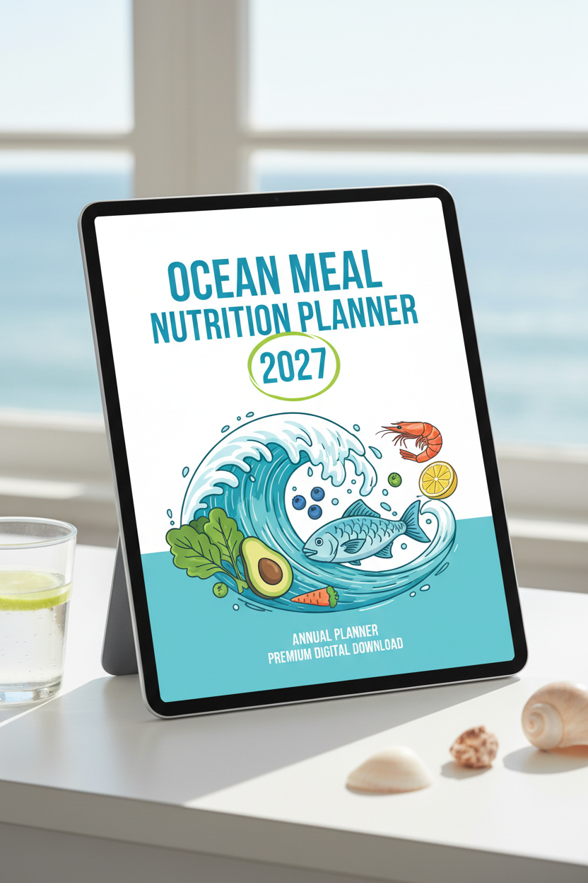 Ocean Meal Nutrition Planner 2027 - Couverture PDF