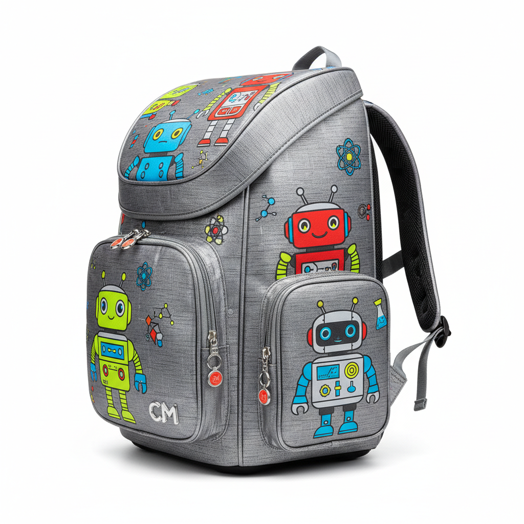 Sac à Dos CM Robot Science - Vue profil