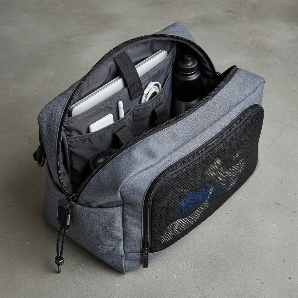 Slate Grey Performance Bag - intérieur