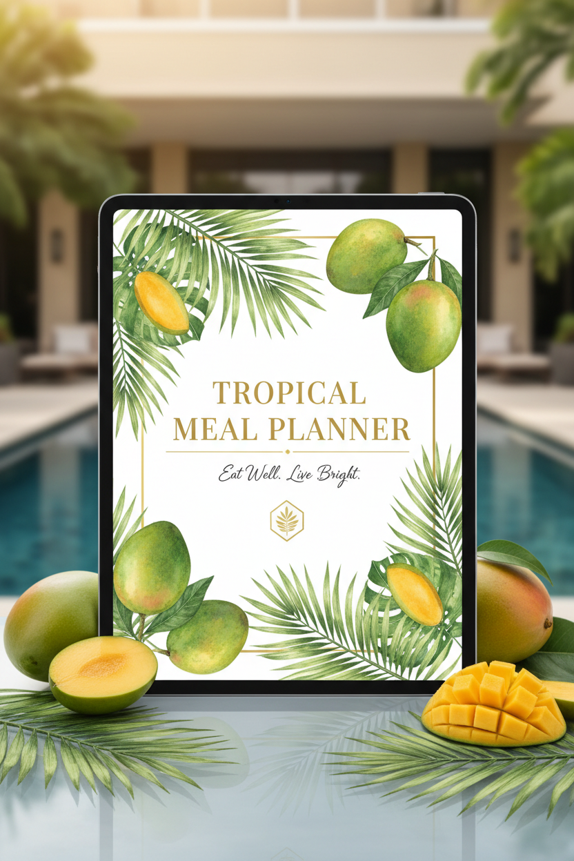 Tropical Meal Planner - Cover