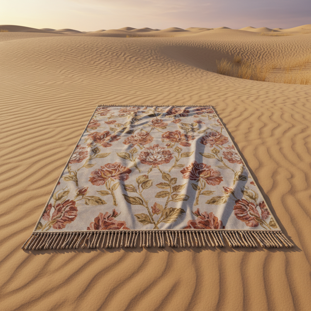 Desert Rose Beach Towel - sur le sable