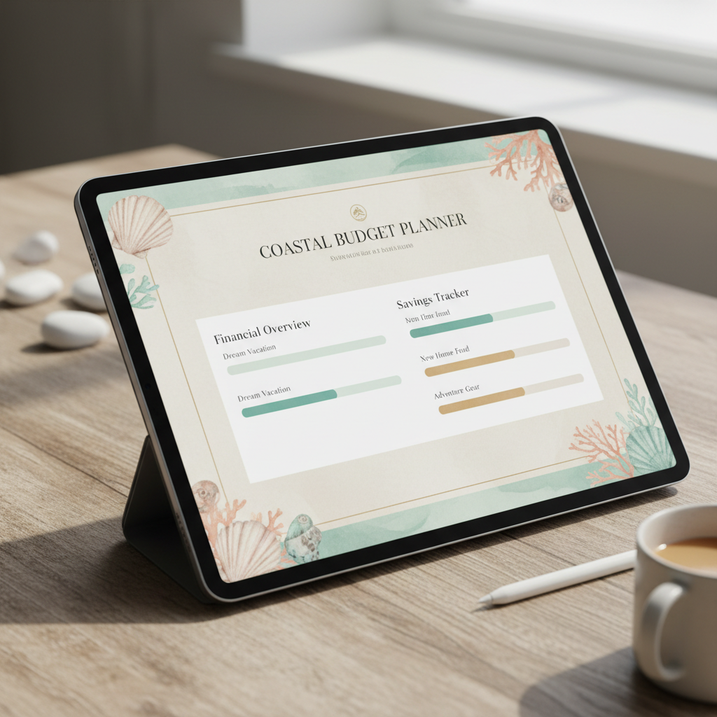 Coastal Budget Planner - Detail pages