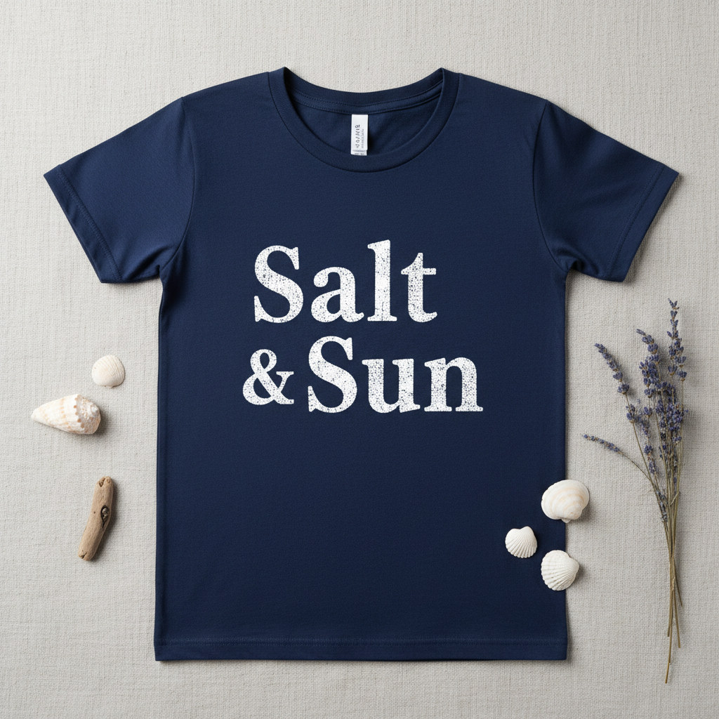 Flat lay détail print Salt & Sun