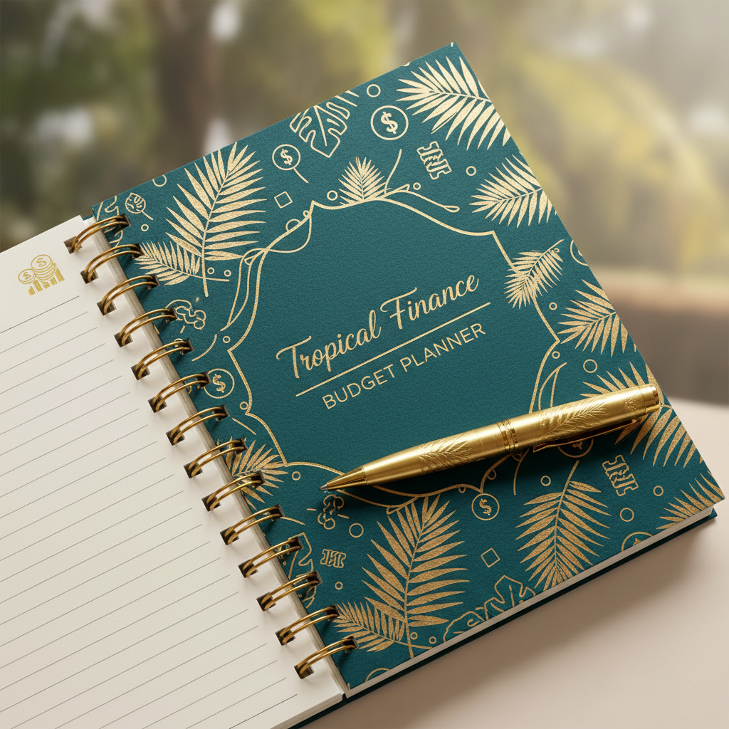 Tropical Finance Budget Planner - Détail couverture