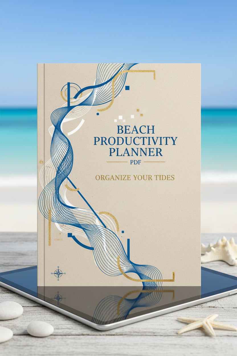 Beach Productivity Planner - Cover