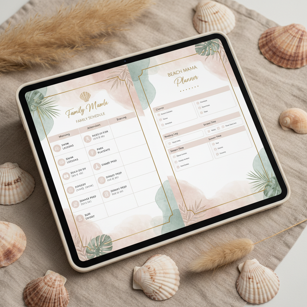 Beach Mama Planner - Detail pages