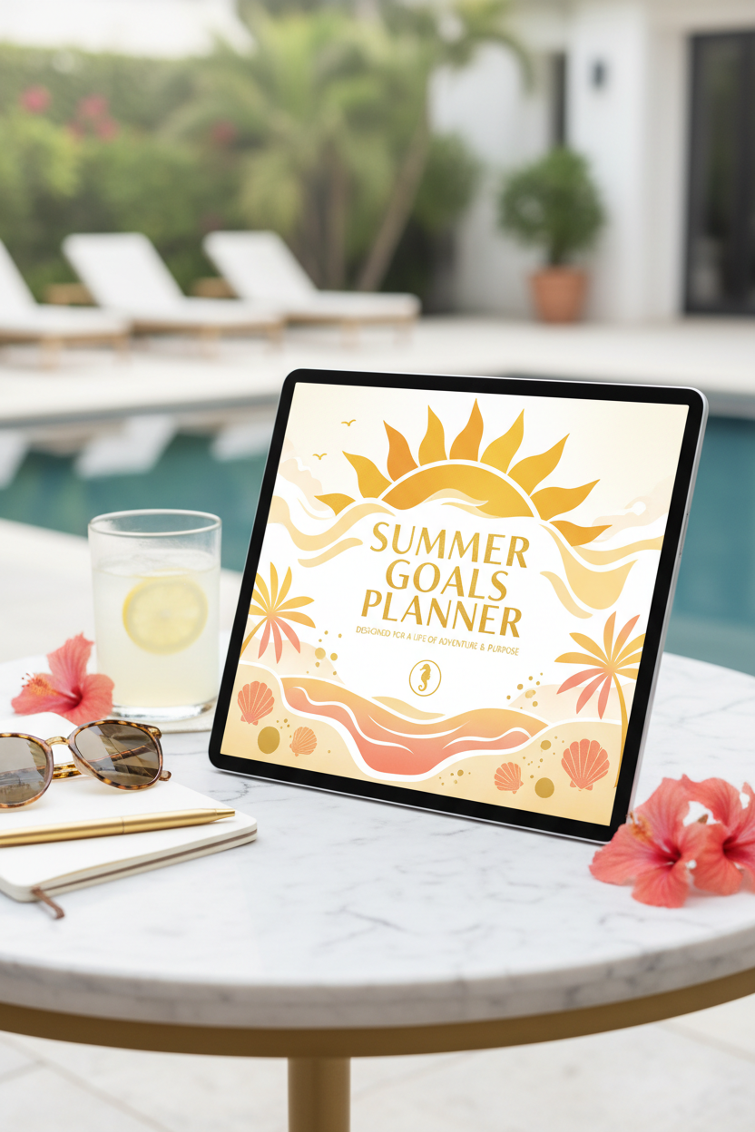 Summer Goals Planner - Cover