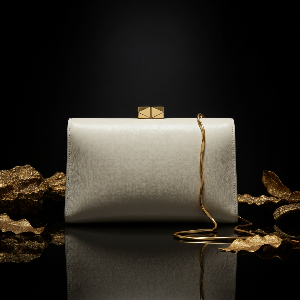 Ivory Luxe Clutch - Produit