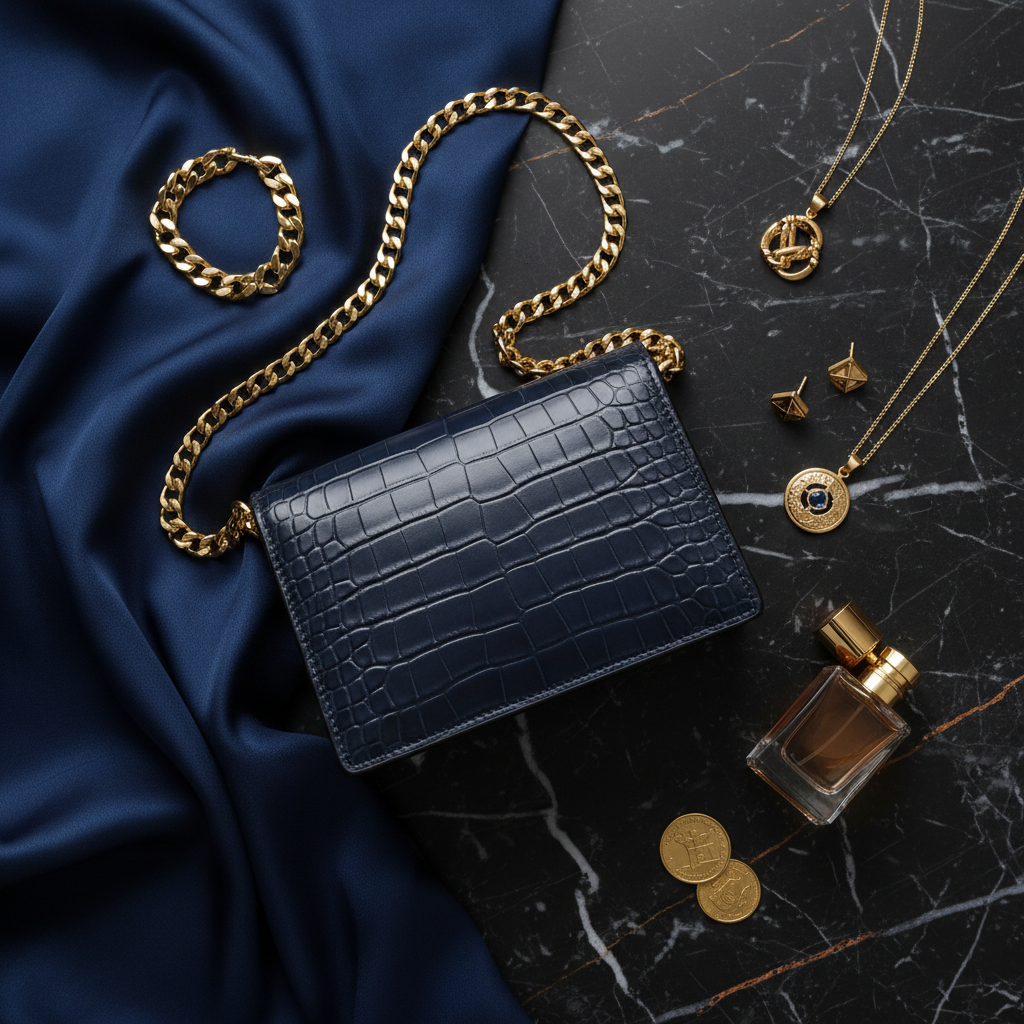 Midnight Blue - Flat lay