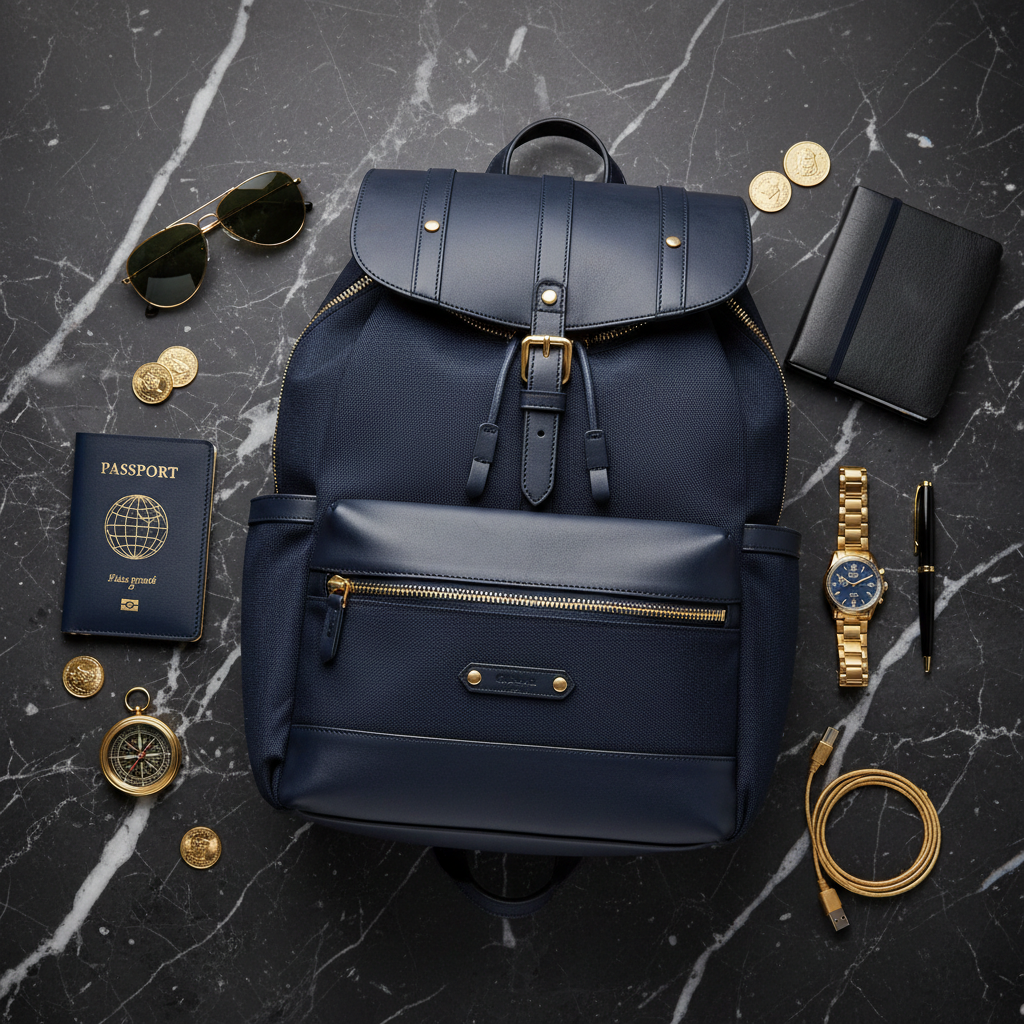 Midnight Navy - Flat lay