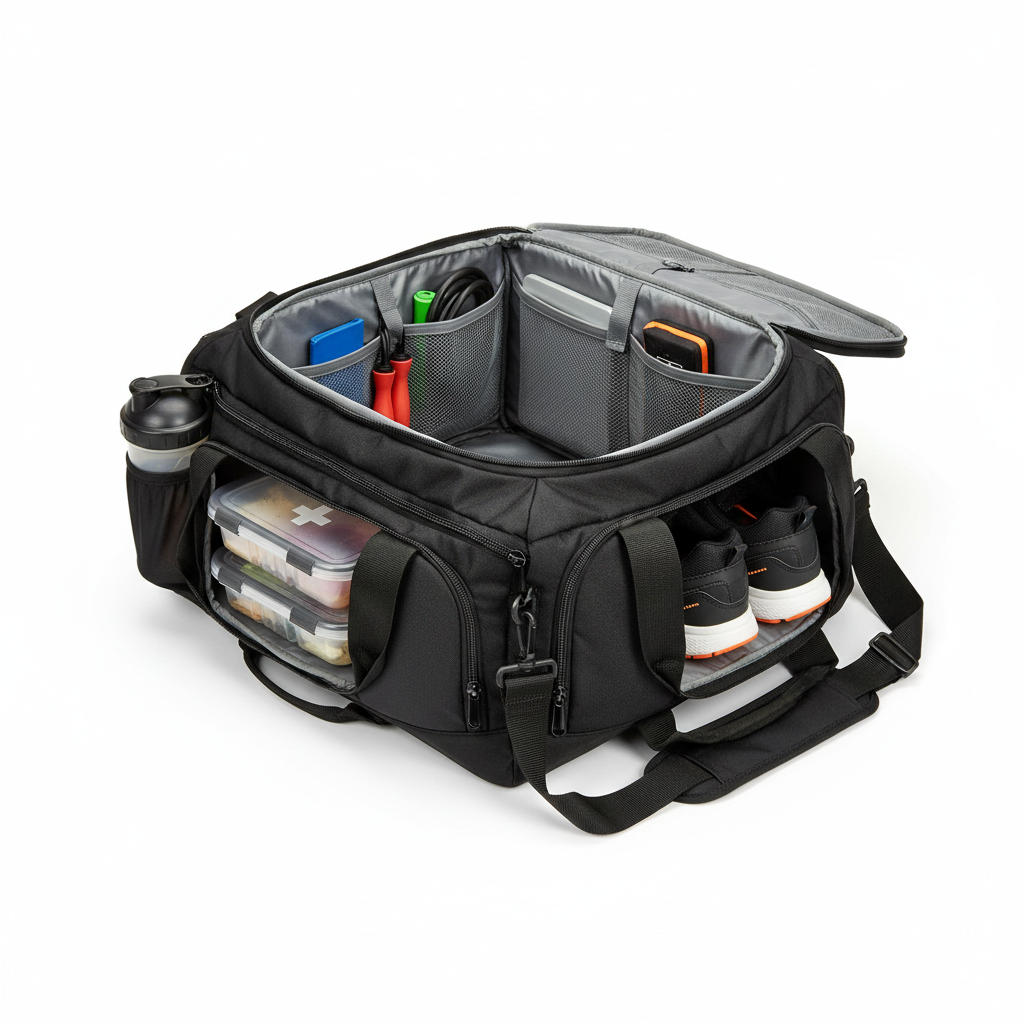 Sac Fitness Pro - Intérieur organisé