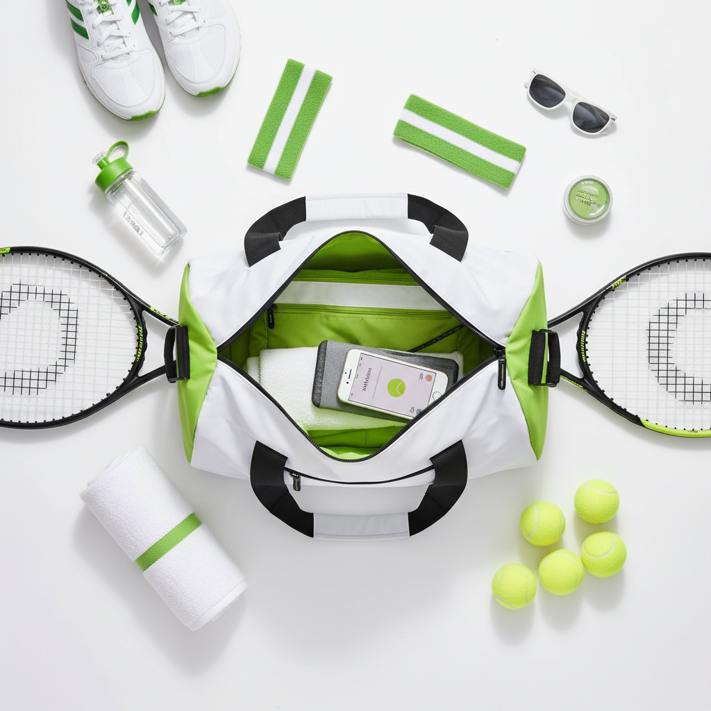Sac Tennis - Flat lay