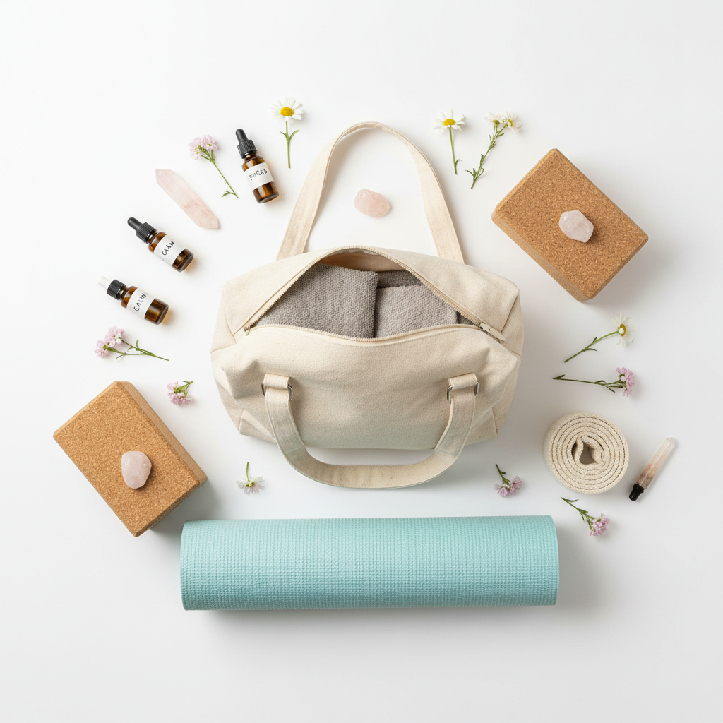 Sac Yoga - Flat lay zen