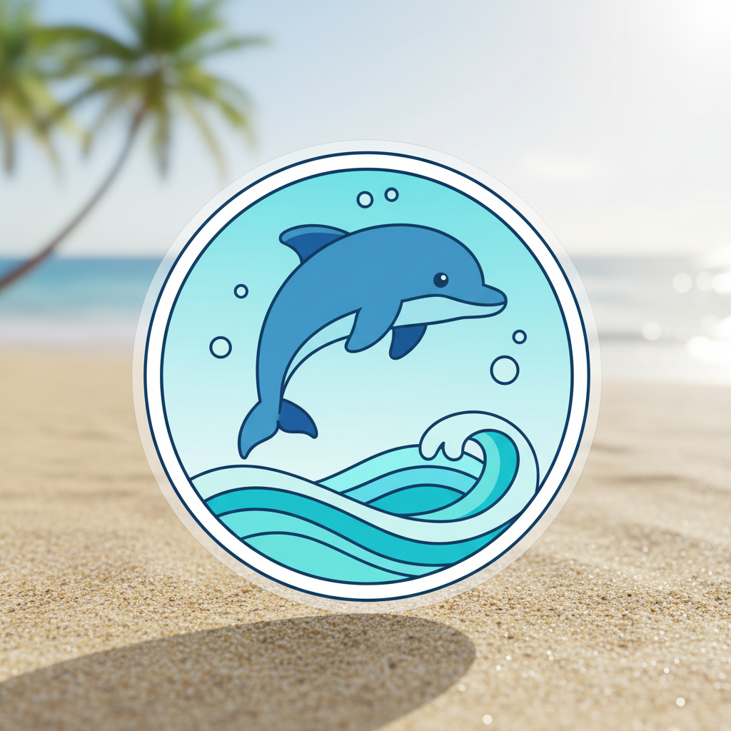 Sticker Dauphin