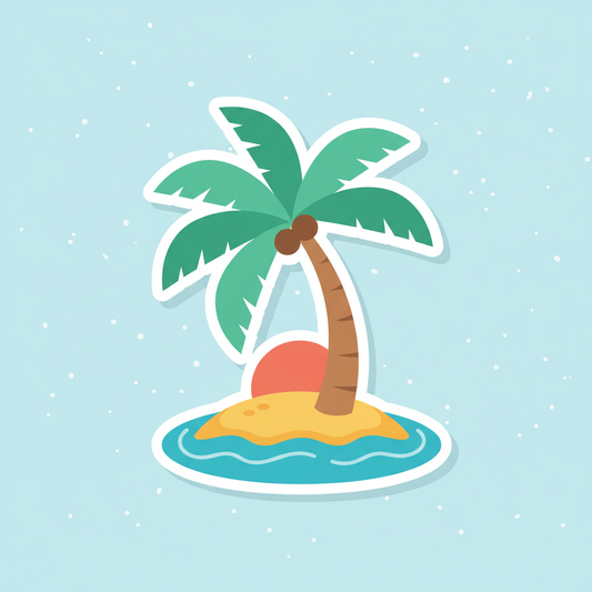 Sticker Palmier