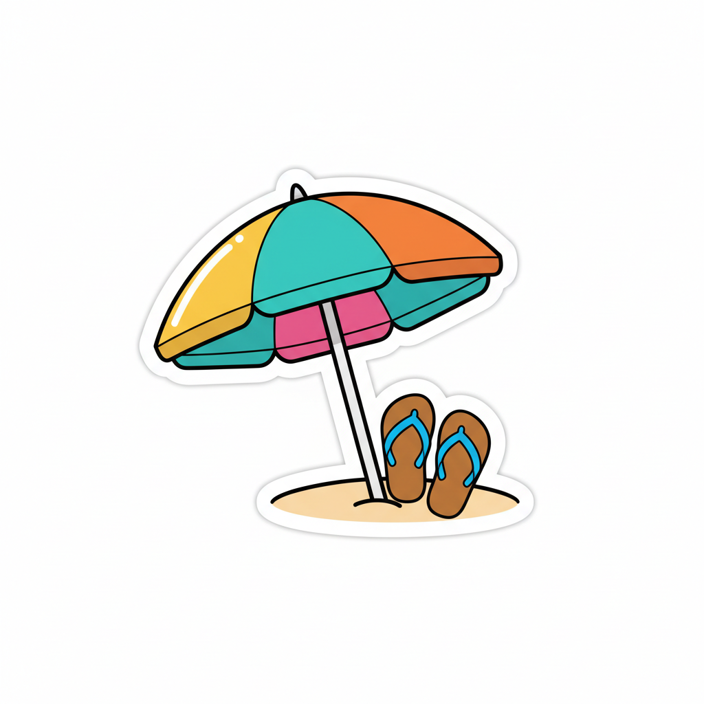 Sticker Parasol