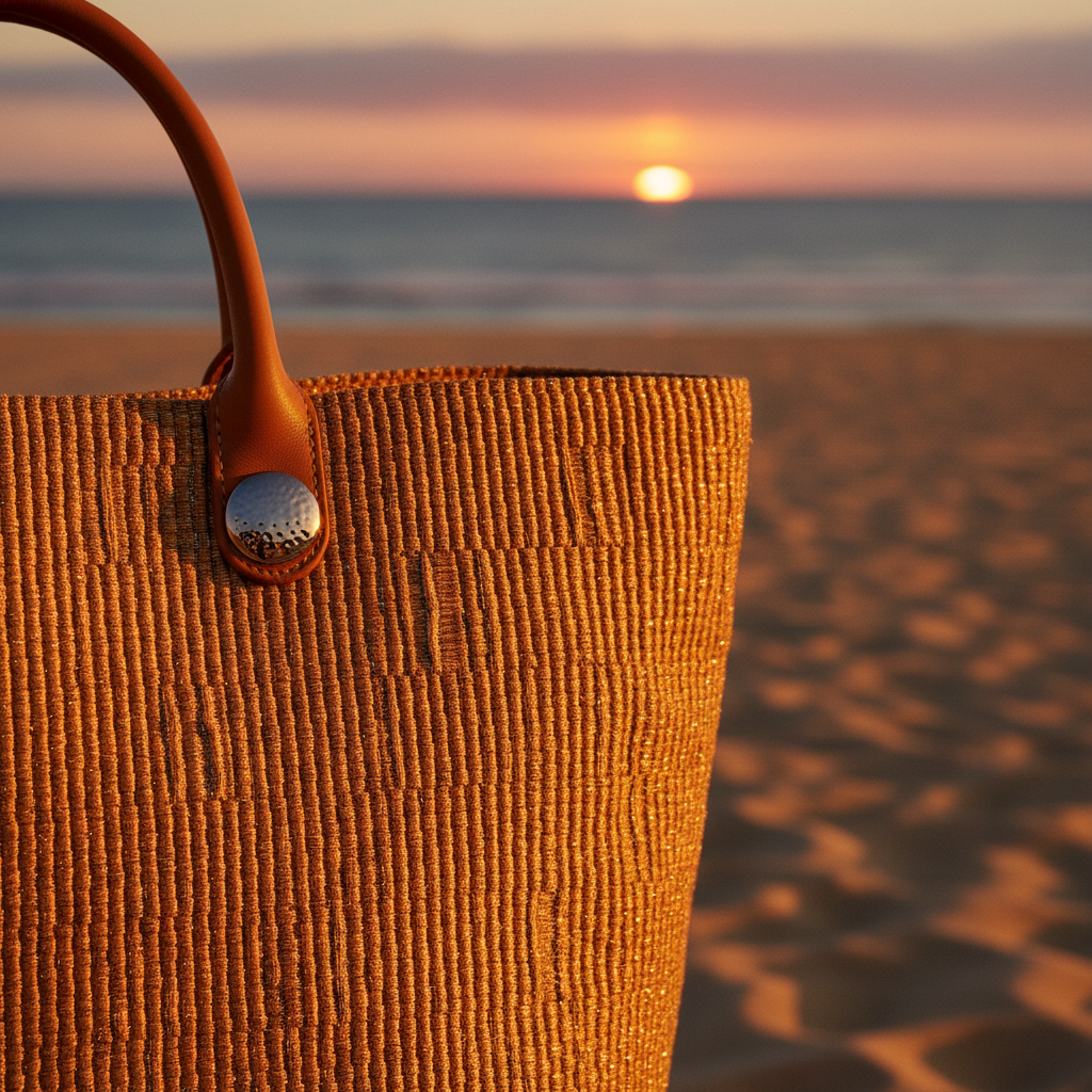 Sunset Glow Beach Bag - Detail