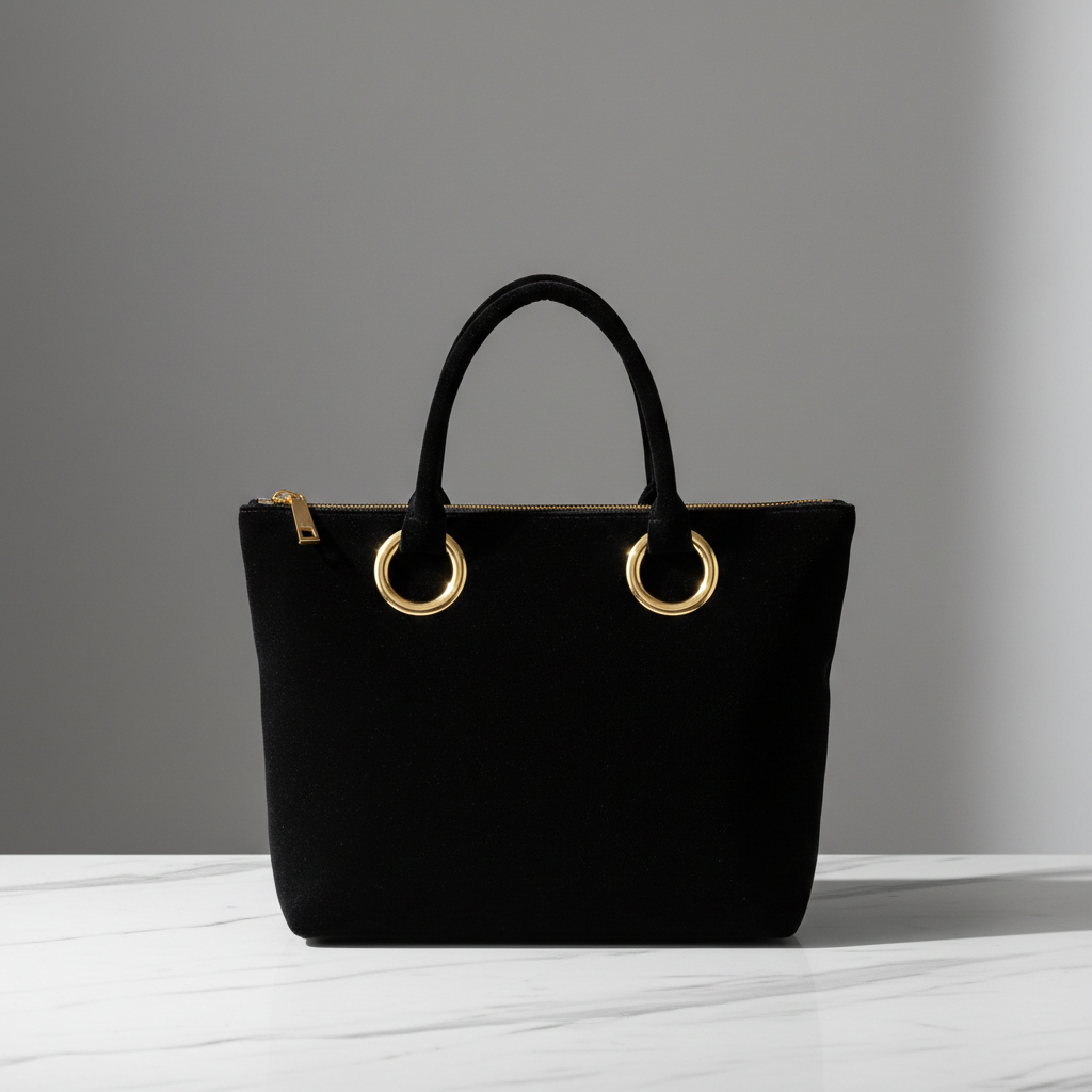 Velvet Noir Tote