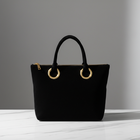 Velvet Noir Tote